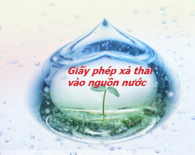 Giấy phép xả nước thải vào nguồn nước